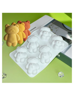 Molde de Silicona 3D Oso Mostsom para Pasteles y Postres