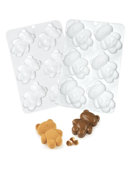 Molde de Silicona 3D Oso Mostsom para Pasteles y Postres