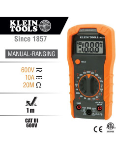 Kit de Pruebas Eléctricas Klein Tools 69149P Multímetro Digital 2