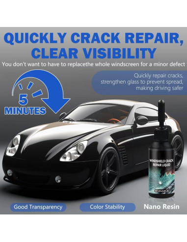 Kit de Reparación de Parabrisas Zonmtreo XFYQ-G45 - Resina Profesional