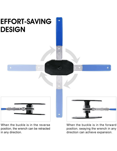 Herramienta Compresora de Caliper de Freno Rurswriyt 5 en 1