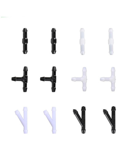 100 Conectores de Manguera Lavaparabrisas Auto OEMONEG