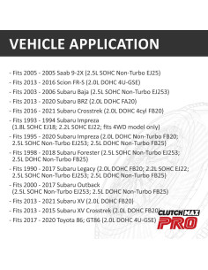 Kit de Rodamiento de Liberación ClutchMaxPRO para Subaru y Toyota 2