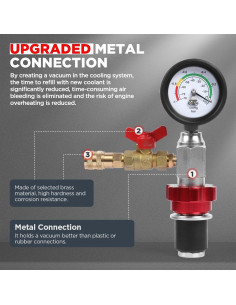 Kit de Recarga de Refrigerante CMTOOL - Vacío, 105 cm, 1.57 kg 2
