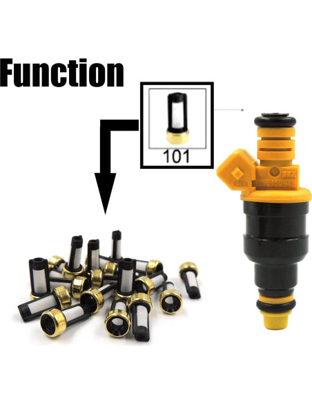 Filtro de Canasta Inyector de Combustible HiSport 101 - 20 Pcs