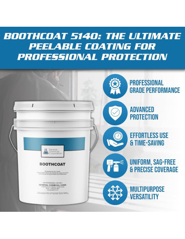 Recubrimiento Desprendible Boothcoat 5140 - 5 Galones - Claro