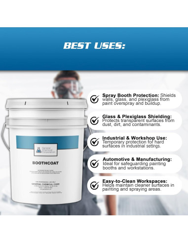 Recubrimiento Desprendible Boothcoat 5140 - 5 Galones - Claro
