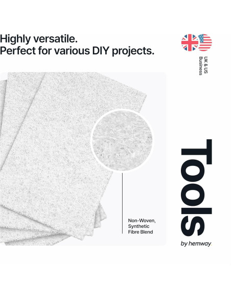 Almohadillas de Pulido de Pintura Hemway - 2 Unidades Blancas