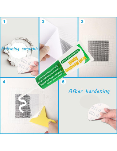 Kit de Reparación de Drywall SOSFKIM 250g Masilla Ecológica