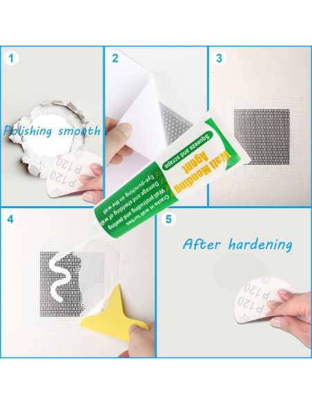 Kit de Reparación de Drywall SOSFKIM 250g Masilla Ecológica