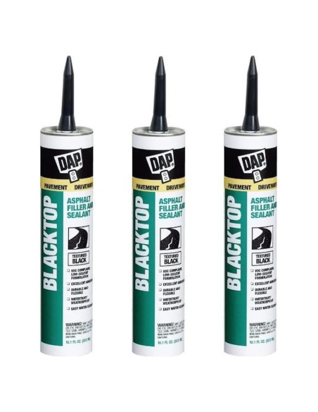 Rellenador y Sellador de Asfalto DAP 27065 3 Paquetes 10.1 oz
