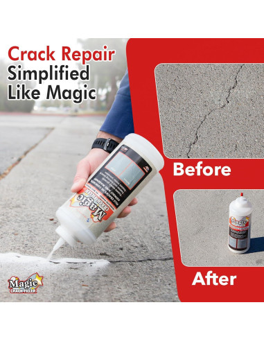 Kit de Inicio Relleno de Grietas Mágico 1.13 kg con Herramientas