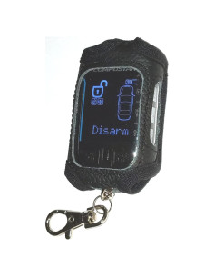 Funda de Cuero Negro para Control Remoto Compustar 2WSSR-T11 y 2WT11R-SS