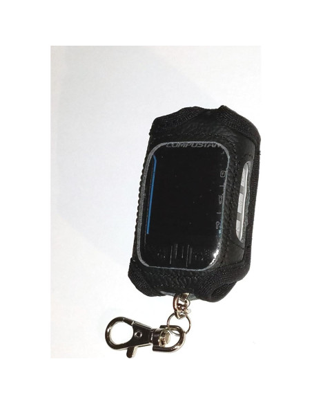 Funda de Cuero Negro para Control Remoto Compustar 2WSSR-T11 y 2WT11R-SS