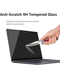 Adeway Protectores de Pantalla Vidrio Templado para Surface Laptop 7 13.8" 2