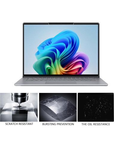 Adeway Protectores de Pantalla Vidrio Templado para Surface Laptop 7 13.8"