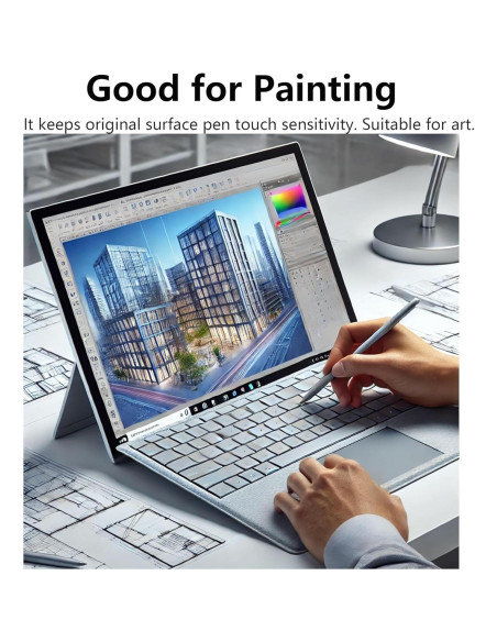 Adeway Protectores de Pantalla Vidrio Templado para Surface Laptop 7 13.8"