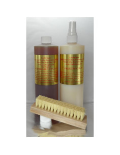 Juego de Rejuvenecedor y Limpieza de Cuero Leatherique 16oz 2