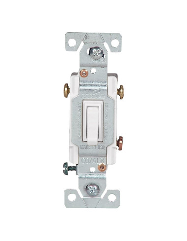 Interruptor de Palanca Eaton 5223-7W-SP-L 15A 3 Vías Blanco