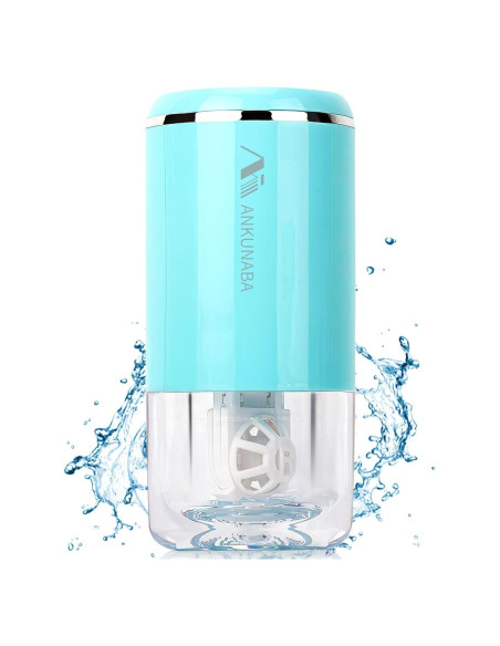 Limpiador de Lentes de Contacto ANKUNABA Portátil USB Azul