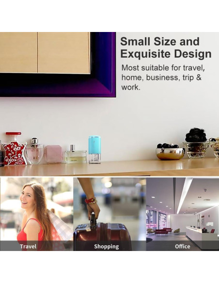 Limpiador de Lentes de Contacto ANKUNABA Portátil USB Azul