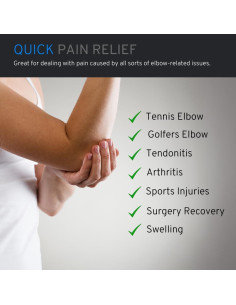 Funda de Hielo para Codo SIMPLYJNJ con Compresión y Gel Frío 2