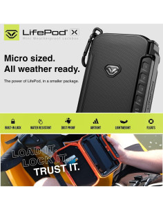 Caja de Seguridad Electrónica VAULTEK LifePod X Impermeable 20.6x14cm 2