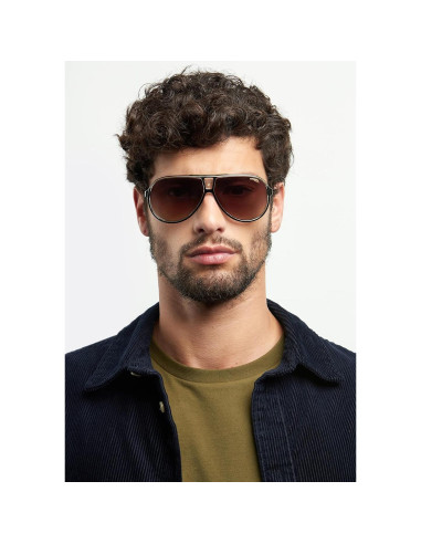Gafas de Sol Carrera 1050/S 2M2 Hombre Negro Oro 51mm