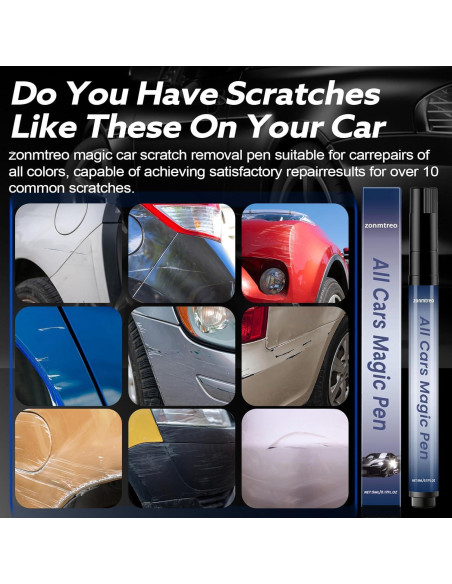 Bolígrafo Mágico para Rayones de Autos Zonmtreo 18g
