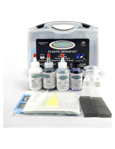 Kit de Reparación Plastex para Plástico y Fibra de Vidrio 0.45kg