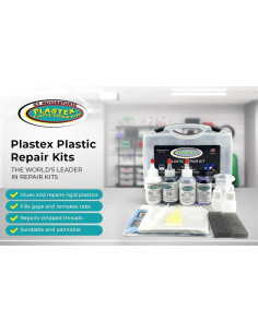 Kit de Reparación Plastex para Plástico y Fibra de Vidrio 0.45kg 2
