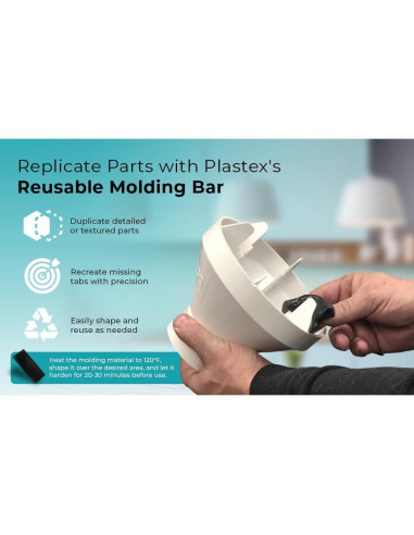 Kit de Reparación Plastex para Plástico y Fibra de Vidrio 0.45kg