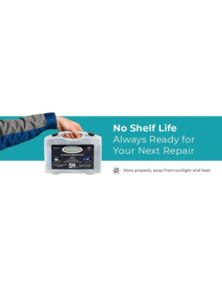 Kit de Reparación Plastex para Plástico y Fibra de Vidrio 0.45kg