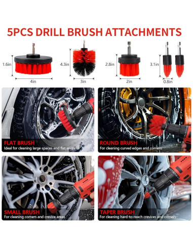 Kit de Detalle de Coche MIANYINGR 32 Piezas con Bolsa Portátil