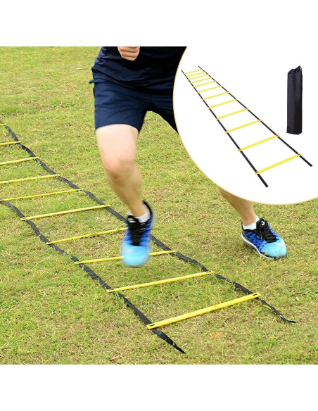 Escalera de Agilidad Semofcen 12 Peldaños 600x42cm Entrenamiento