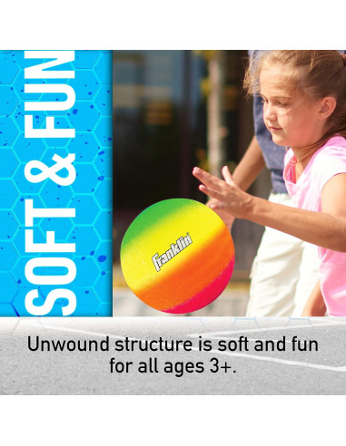 Balón de patio PVC Vibe Franklin Sports 21.6 cm multicolor