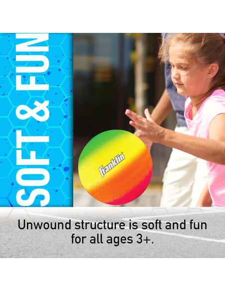 Balón de patio PVC Vibe Franklin Sports 21.6 cm multicolor