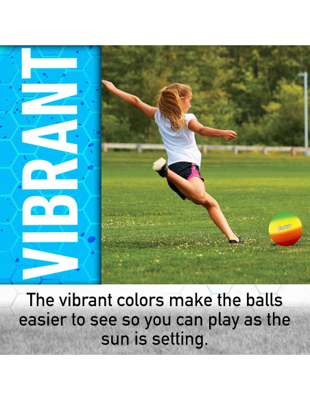 Balón de patio PVC Vibe Franklin Sports 21.6 cm multicolor