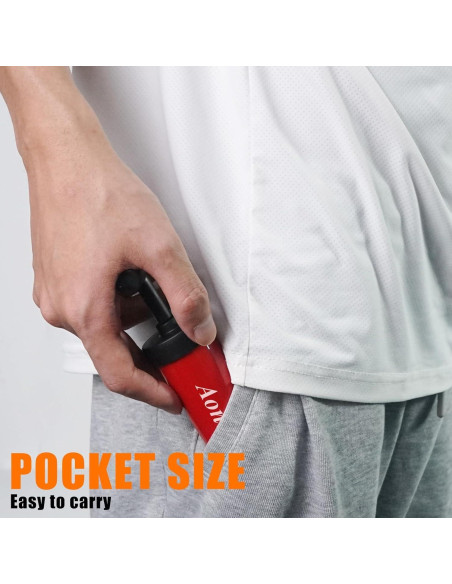 Bomba de aire manual portátil Aoneky 11 PSI 15 cm