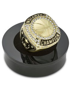 Anillo de Campeón de Baloncesto Medallas Express Dorado