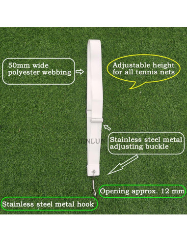 Correa Central de Red de Tenis JINLUN Ajustable Alta Resistencia