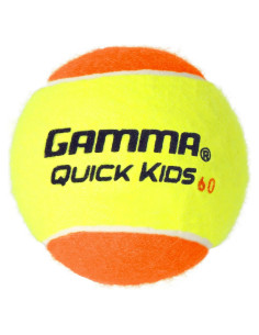 Pelotas de Tenis de Entrenamiento GAMMA Quick Kids 60 - 12 Unidades