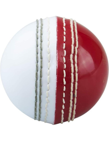 Pelota de Cricket Kookaburra Super Softa - PVC Rojo/Blanco