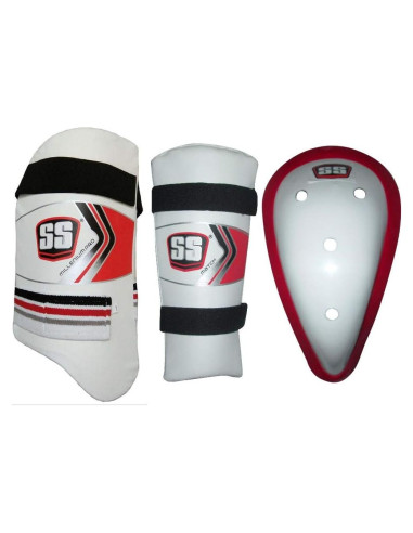 Combo de Protección Cricket SS para Bateadores Diestros - Adulto y Juvenil