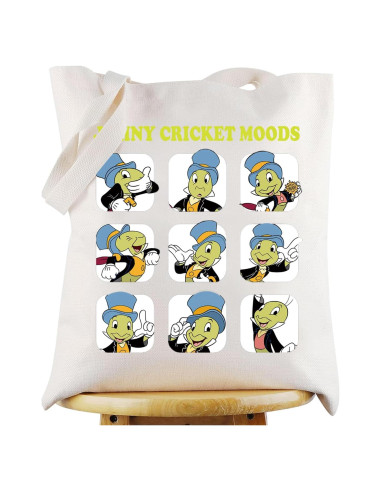 Bolsa de Lona Jiminy Cricket G2TUP 39x35cm Resistente al Agua