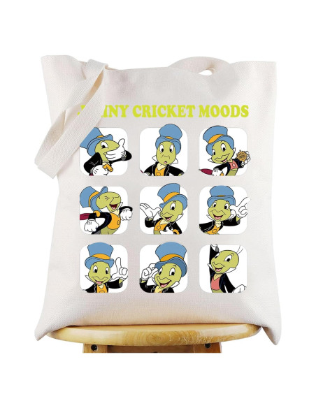 Bolsa de Lona Jiminy Cricket G2TUP 39x35cm Resistente al Agua