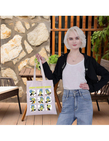 Bolsa de Lona Jiminy Cricket G2TUP 39x35cm Resistente al Agua