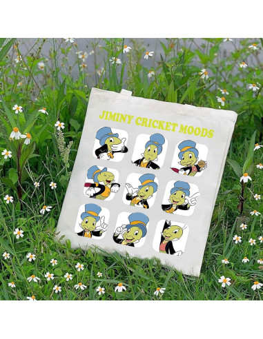 Bolsa de Lona Jiminy Cricket G2TUP 39x35cm Resistente al Agua