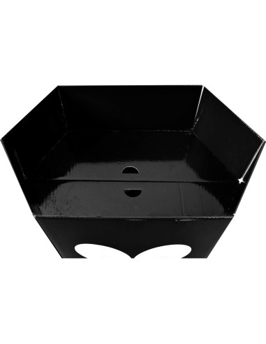 Caja de Toallas y Pelotas Butterfly - Cartón Hexagonal 76.2 cm