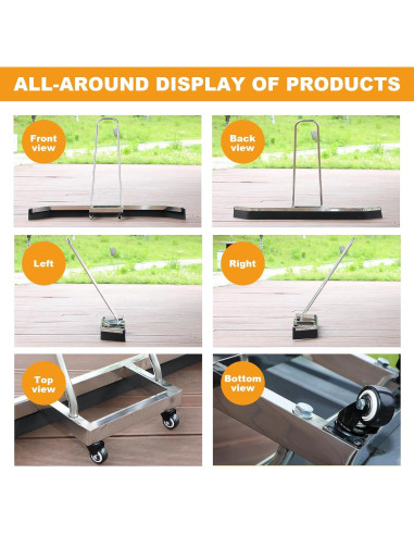 Raspador de Piso para Cancha de Tenis Supvision 137.2cm Acero Inoxidable